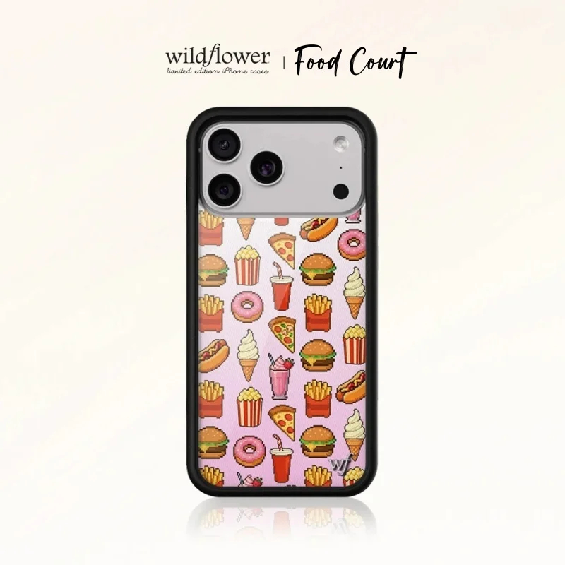 Food Snacks Quotes - Coque de téléphone Wildflower Luxury Food