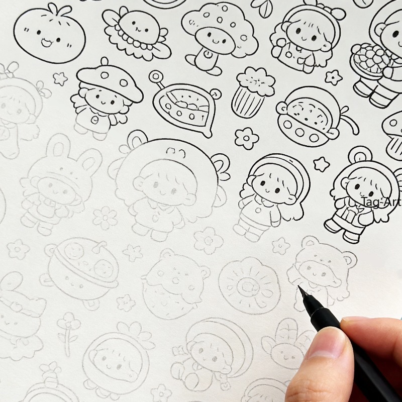 Food Snacks Coloring Book - Livre d'images pour soulager l'anxiété, album