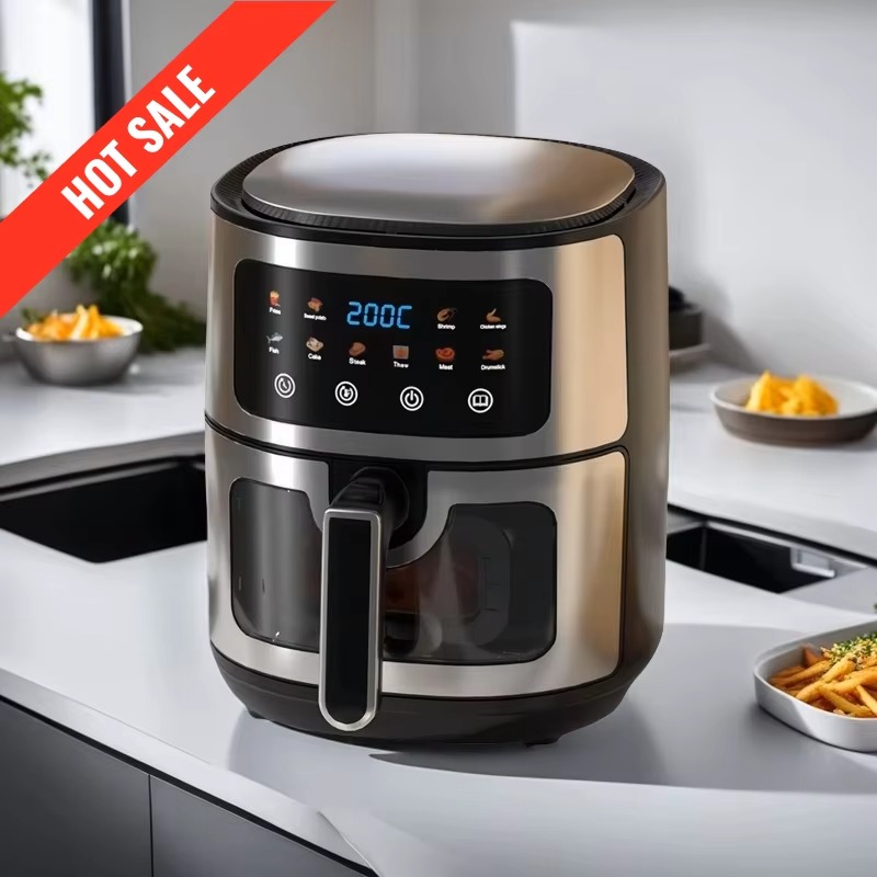 Food Snacks Healthy - Friteuse à Air noire 10L, rapide
