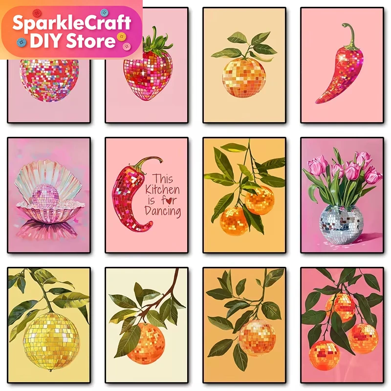Fruit Roll Up - Peinture Diamant 5D Tendance Rétro Fruits