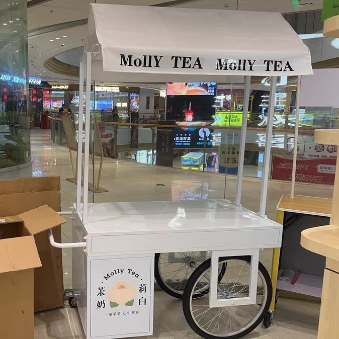 Snacks Food Stall - Chariot de restauration personnalisable, stand mobile,