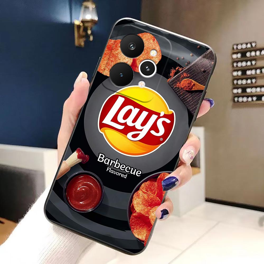 Food Snacks Quotes - Coque de téléphone pour OPPO Realme