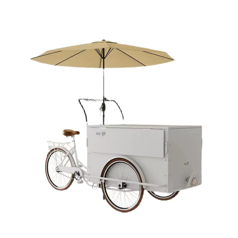 Snacks Food Stall - Tricycle à trois roues multifonctionnel pour