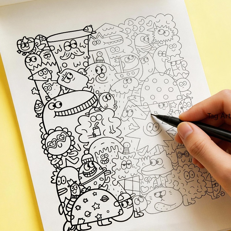 Livre d'images pour soulager l - Food Snacks Coloring Book avis et prix