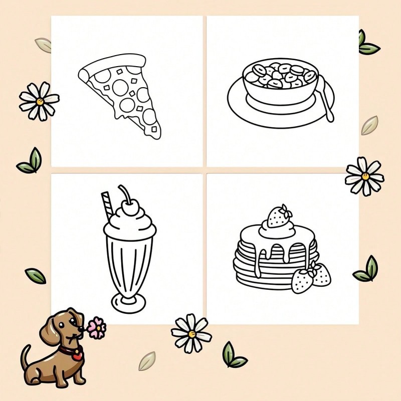 Nouveau livre de coloriage sur - Food Snacks Coloring Book avis et prix