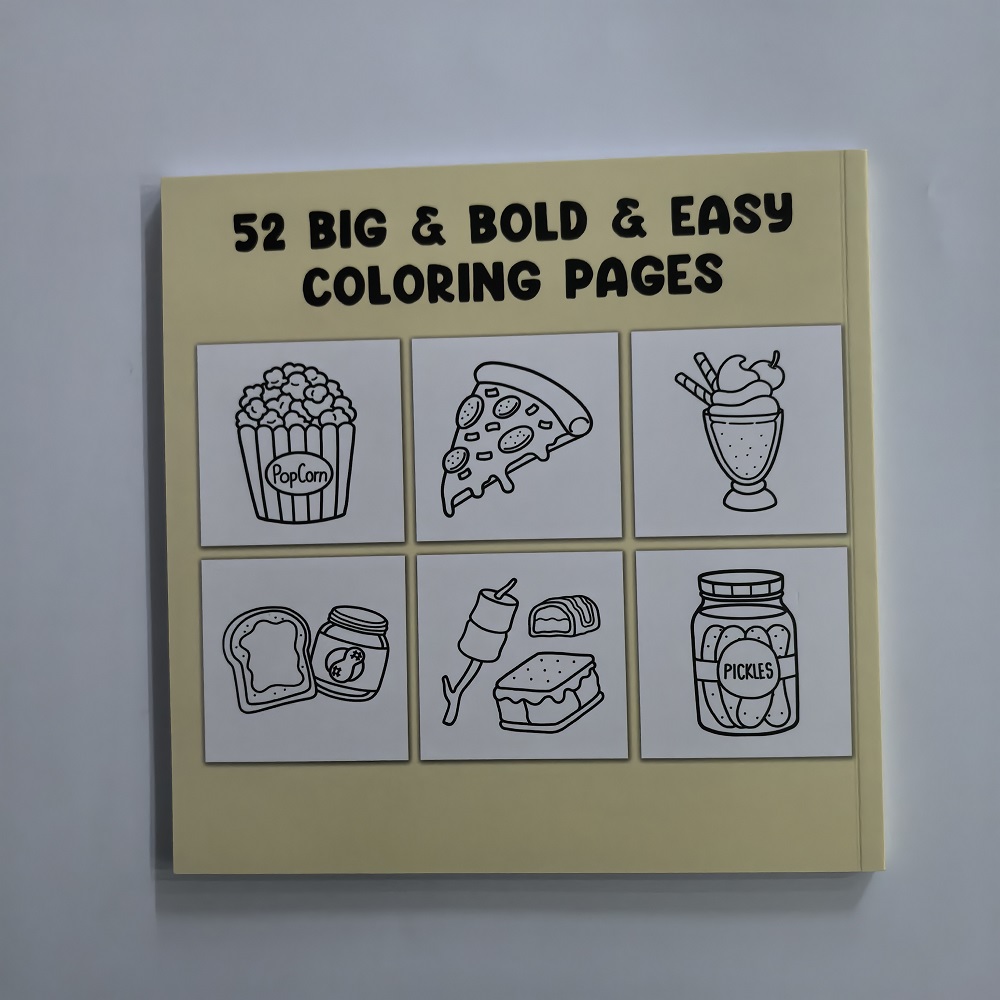 Livre de coloriage pour adulte - Food Snacks Coloring Book avis et prix