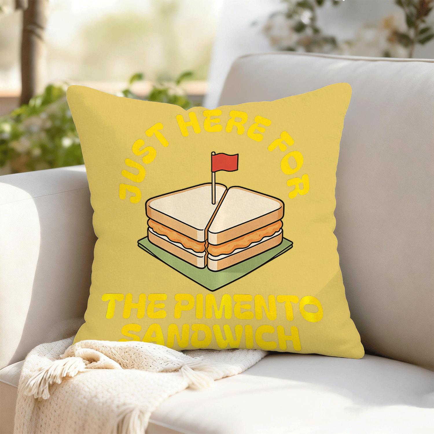 Housse de coussin « Just Here  - Food Snacks Quotes avis et prix