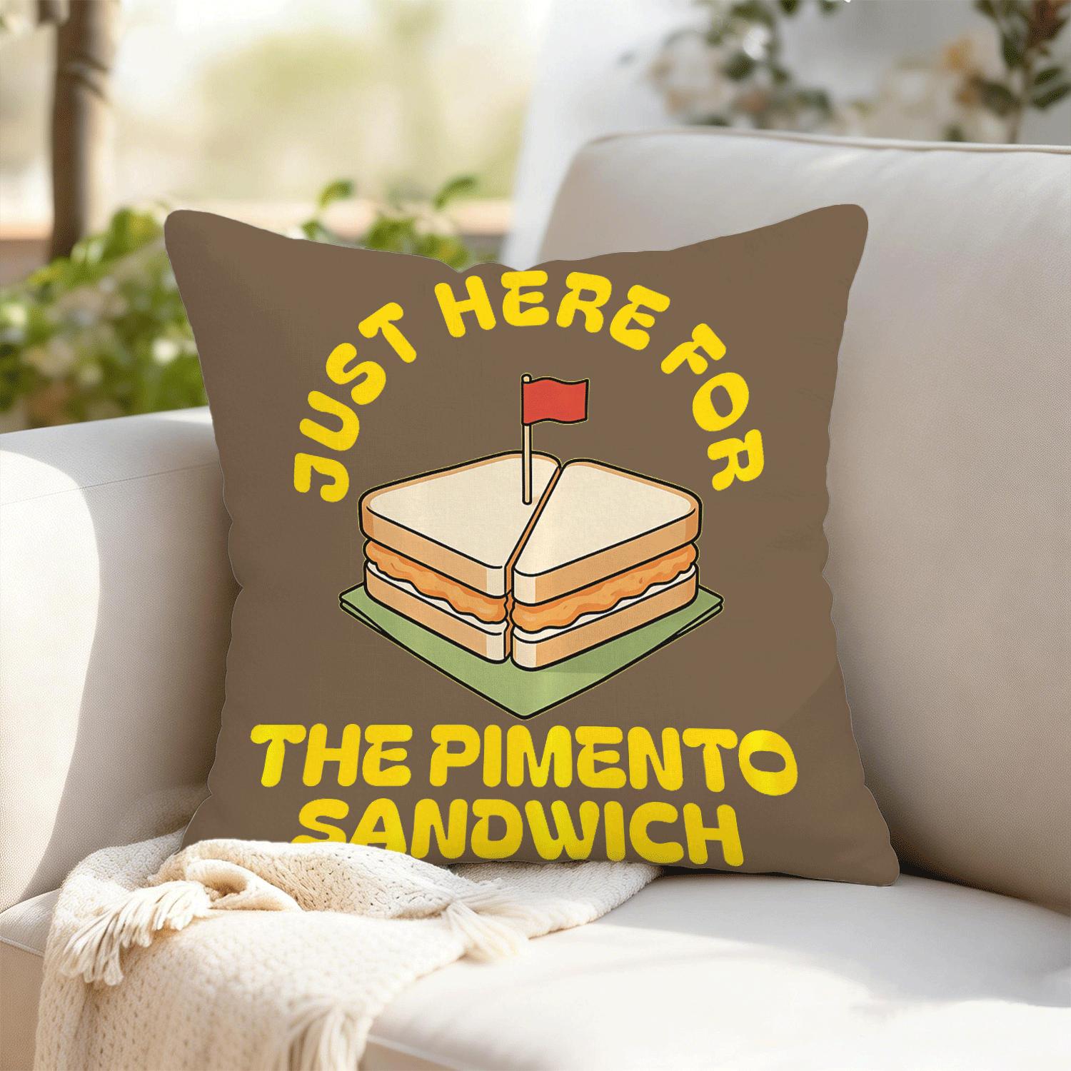 Housse de coussin « Just Here  - Food Snacks Quotes avis et prix