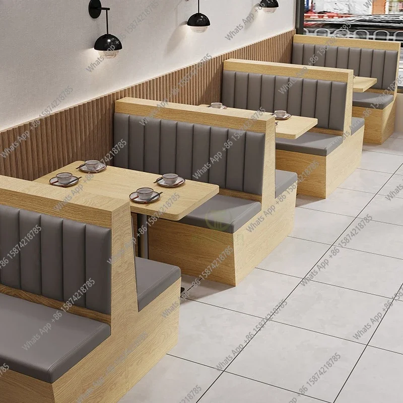 Tables et chaises en bois mass - Food City Snacks avis et prix