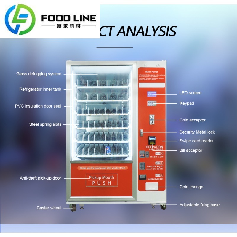 Distributeur automatique de sn - Food Snacks Vending Machine avis et prix