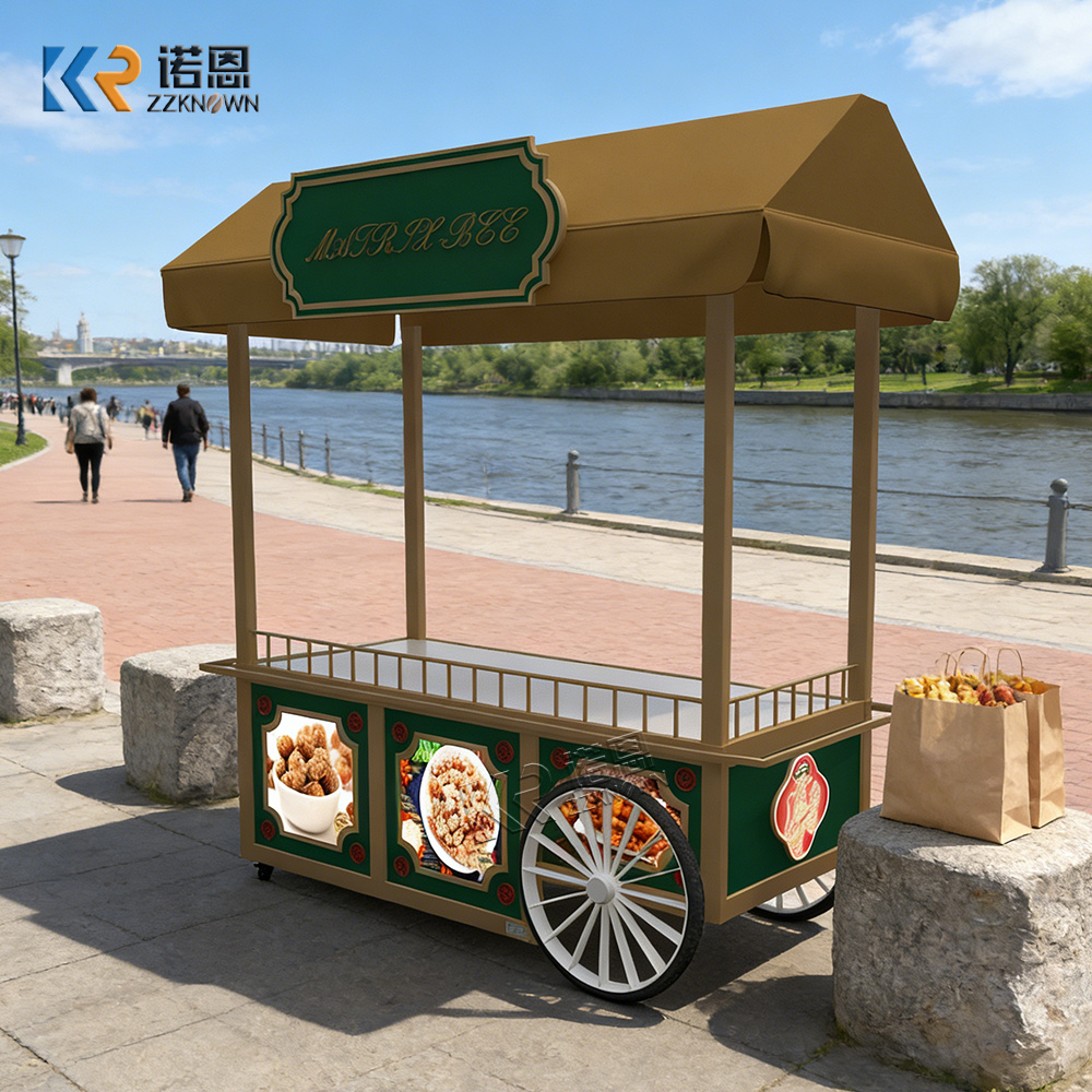 Chariot alimentaire portable é - Food City Snacks avis et prix