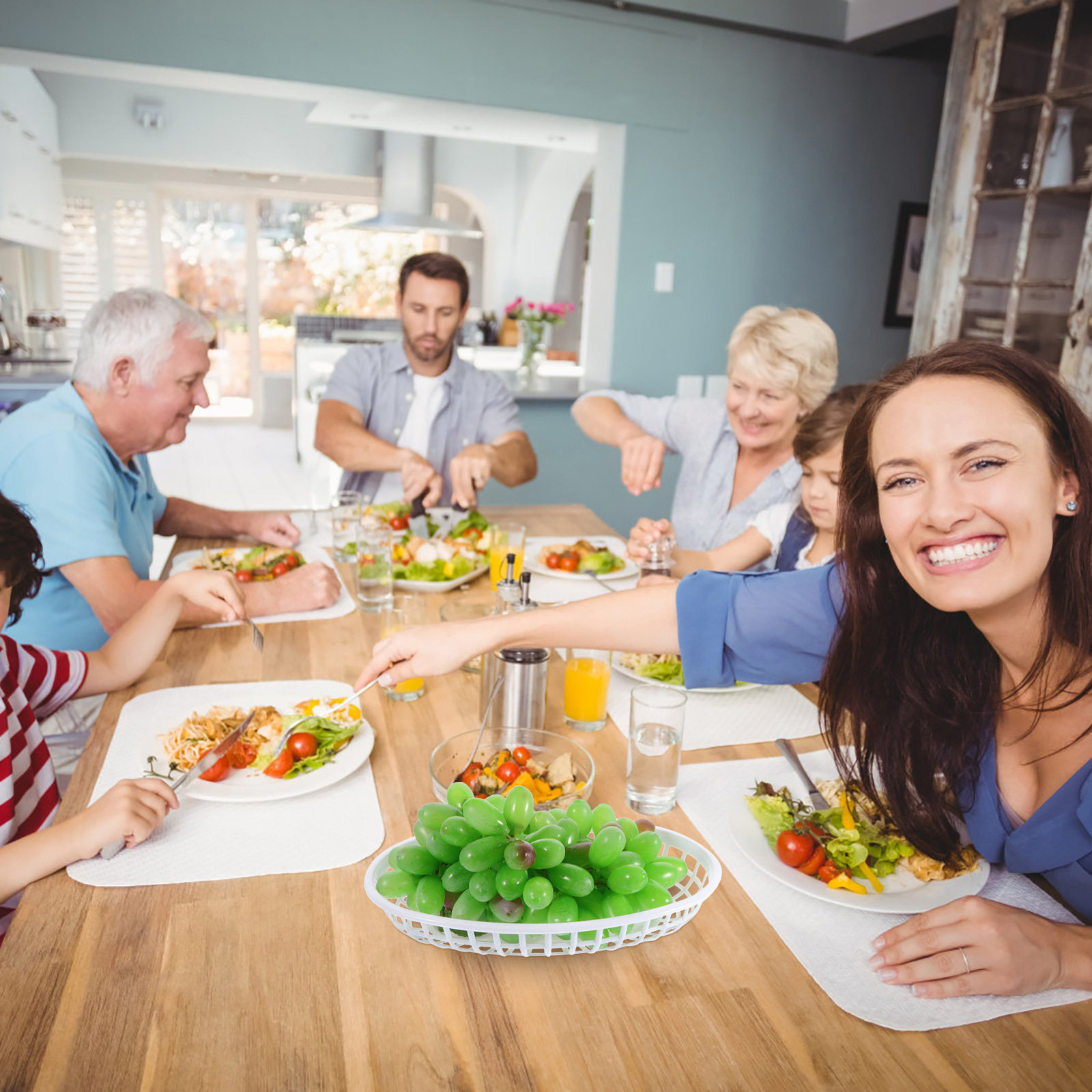Lot de 4 plateaux à collation  - Food Snacks Healthy avis et prix