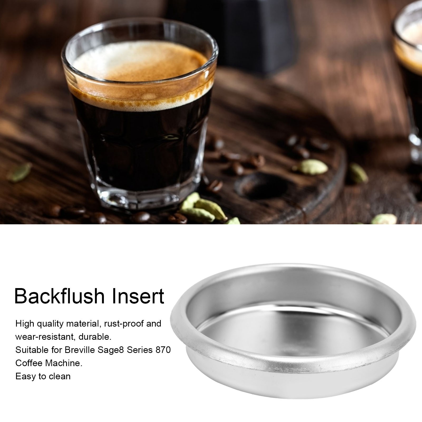Filtre aveugle en métal pour M - Breville Espresso Bes870 avis et prix