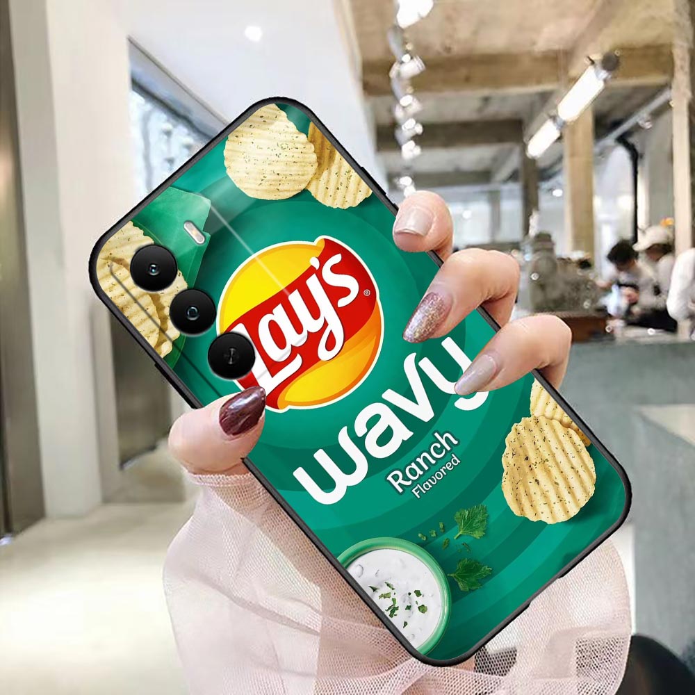 Coque de téléphone pour Realme - Food Snacks Quotes avis et prix