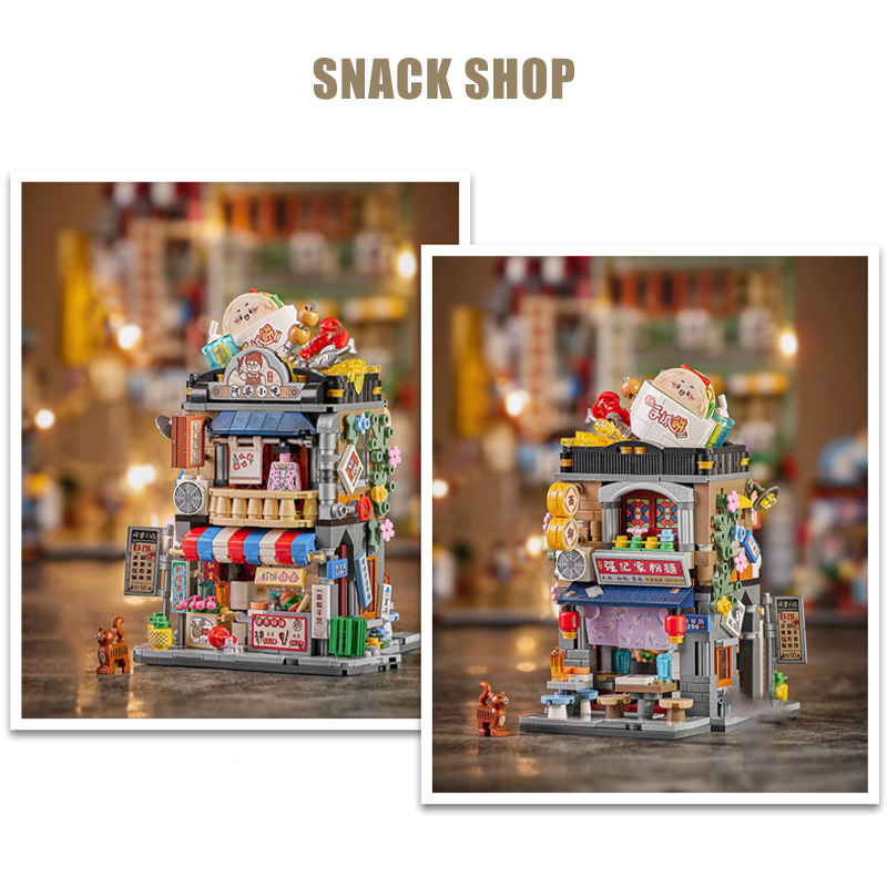 Ville HongKong rétro cour de n - Food City Snacks avis et prix