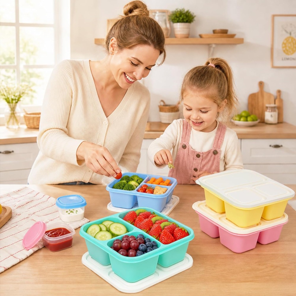 Boîte à bento à 3 compartiment - Food Snacks Healthy avis et prix