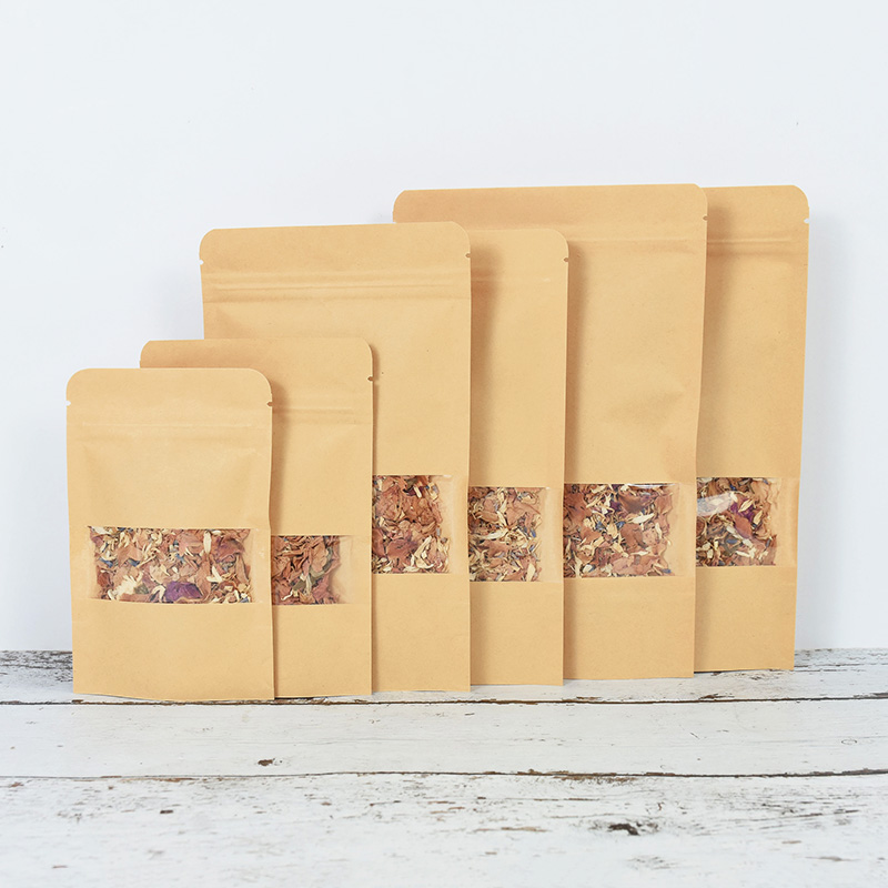 Sacs en papier Kraft à fermetu - Food Z avis et prix
