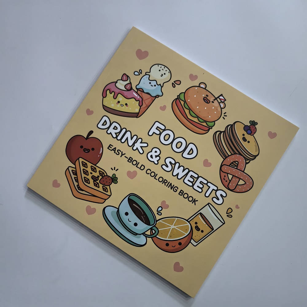 Livre de coloriage pour adulte - Food Snacks Coloring Book avis et prix