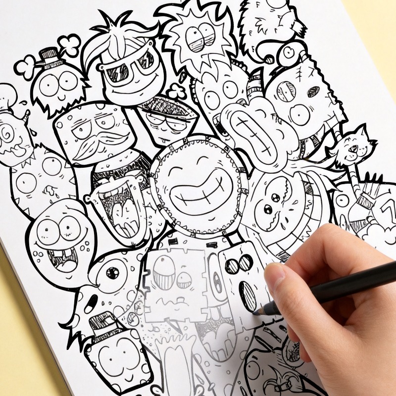 Livre de coloriage pour adulte - Food Snacks Coloring Book avis et prix