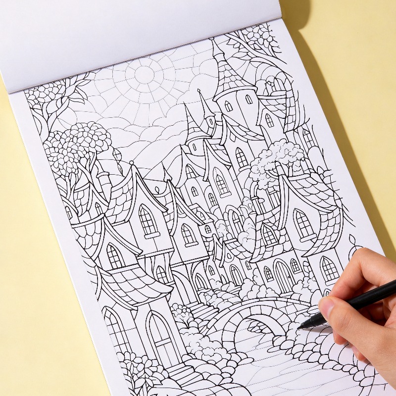 Livre de coloriage pour adulte - Food Snacks Coloring Book avis et prix