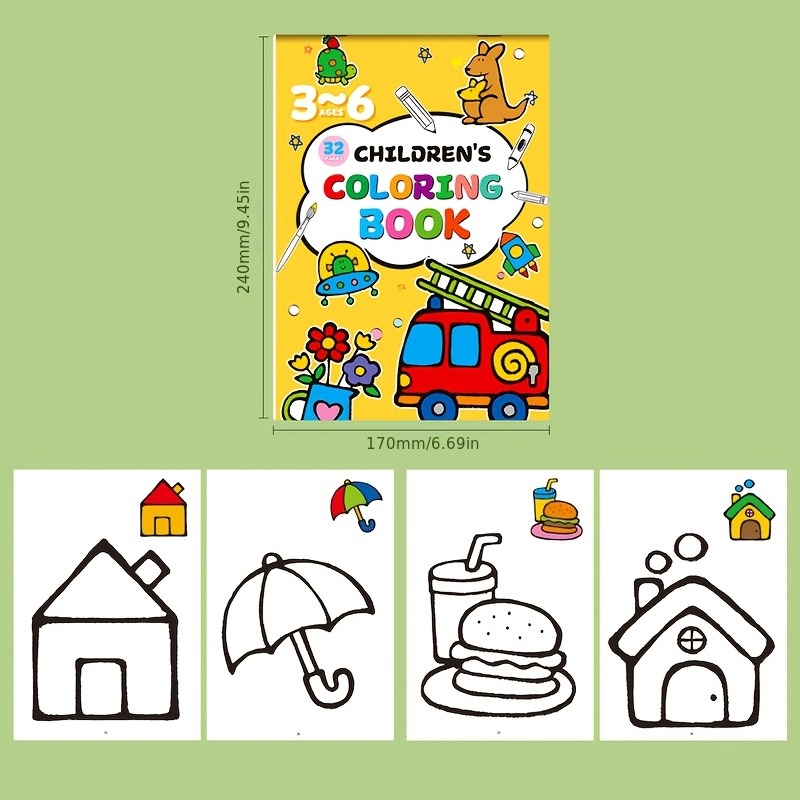 Livre de coloriage pour enfant - Food Snacks Coloring Book avis et prix